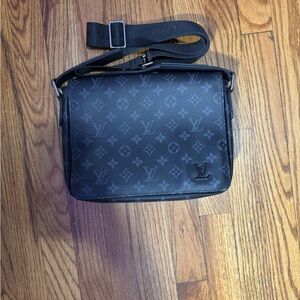Louis Vuitton Dark Gray Monogram Messenger Bag